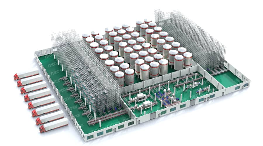 新疆某化工車間整體布局設計